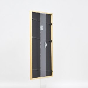 Эффектная рама из массива дерева профиль 20 темно-коричневый 25x35 см обычное стекло
