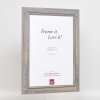 Эффектная фоторамка из массива дерева 2240 серая 25x35 см антибликовое стекло