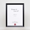 Ефектна деревяна рама Top N чорна 25x50 см звичайне скло