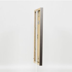 Деревяна рама Top Cube 25x50 см платинове акрилове скло