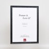 Эффектная деревянная рамка профиль 2070 акриловое стекло 25х50 см черный
