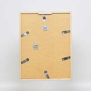 Эффектная деревянная рама профиль 35 светло-серый 25x60 см обычное стекло + разделитель