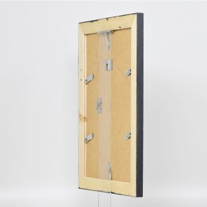 Рамка для картини з масиву дерева з ефектом 2240 чорна 25x60 см звичайне скло