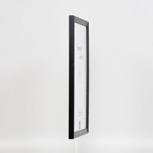 Эффектная деревянная рама профиль 2070 антибликовое стекло 25x60 см черный