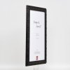 Эффектная деревянная рама профиль 94 черный 25x60 см акриловое стекло