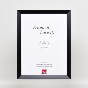 Ефектна деревяна рама Top N чорне музейне скло 25x60 см