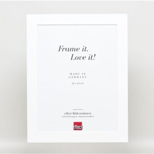 Профіль рами з масиву дерева ефект 30 білий 25x80 см антиблікове скло