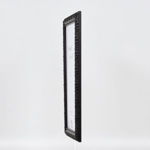 Эффектная деревянная рама профиль 94 черный 25x80 см антибликовое стекло