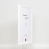Эффектная деревянная рама Топ N белый 25x80 см музейное стекло