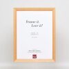 Эффектная деревянная рама Top N birch 25x80 см музейное стекло