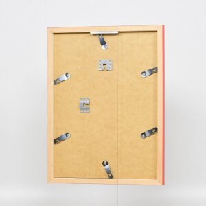 Деревяна рамка Top Cube 28x35 см червоне антиблікове скло