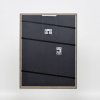 Эффектная рама из массива дерева профиль 25 желтый 28x35 см антибликовое стекло