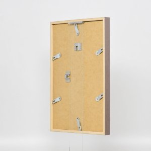 Эффектная деревянная рамка профиль 35 коричневый 28x35 см обычное стекло + разделитель
