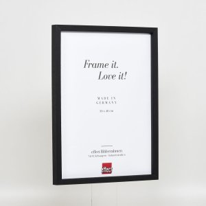 Эффектная деревянная рамка профиль 35 черный 28x35 см обычное стекло + разделитель