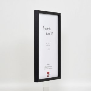 Эффектная деревянная рамка профиль 35 черный 28x35 см обычное стекло + разделитель