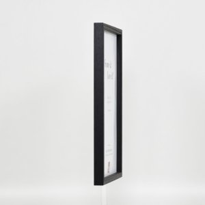 Эффектная деревянная рамка профиль 35 черный 28x35 см обычное стекло + разделитель