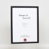 Эффектная деревянная рамка профиль 35 черный 28x35 см обычное стекло + разделитель