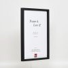 Эффектная деревянная рамка профиль 35 черный 28x35 см обычное стекло + разделитель