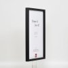Эффектная деревянная рамка профиль 35 черный 28x35 см обычное стекло + разделитель