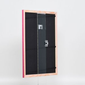 Эффектная деревянная рамка профиль 89 фиолетовый 28x35 см акриловое стекло