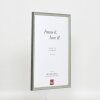 Эффектная рама из массива дерева профиль 25 синий 30x30 см антибликовое стекло