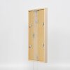 Эффектная деревянная рамка профиль 35 светло-коричневый 30x30 см обычное стекло + разделитель