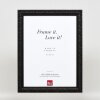 Эффектная деревянная рамка профиль 94 черный 30x30 см музейное стекло