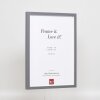 Эффектная деревянная рама профиль 35 антрацит 30x40 см обычное стекло + разделитель