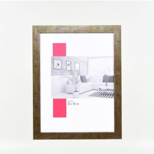 Эффектная фоторамка 2311 античное серебро 30x40 см антибликовое стекло