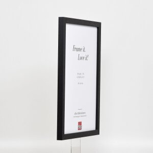 Эффектная деревянная рама профиль 33 черный 30,5x91,5 см антибликовое стекло