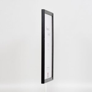 Эффектная деревянная рама профиль 2070 антибликовое стекло 30,5x91,5 см черный