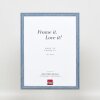 Эффектная деревянная рама профиль 32 серо-голубой 30,5x91,5 см музейное стекло