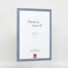 Эффектная деревянная рама профиль 32 серо-голубой 30,5x91,5 см музейное стекло