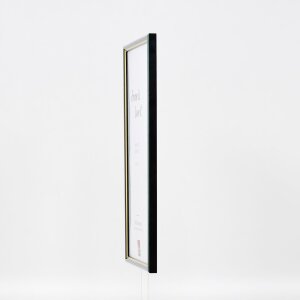 Эффектная деревянная рамка профиль 23 синий 35x50 см акриловое стекло