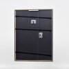 Эффектная деревянная рамка профиль 23 синий 35x50 см акриловое стекло