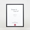 Эффектная деревянная рамка профиль 35 черный 35x50 см акриловое стекло