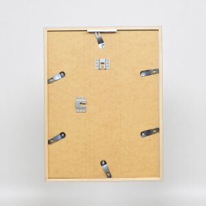 Эффектная деревянная рамка профиль 35 светло-серый 35x50 см обычное стекло + разделитель