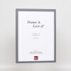 Эффектная деревянная рама профиль 35 антрацит 35x50 см обычное стекло + разделитель