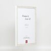 Эффектная деревянная рамка профиль 2070 обычное стекло 35x50 см белая