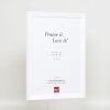 Ефектна деревяна рама Top N біле музейне скло 35x50 см