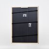Эффектная деревянная рамка профиль 23 красный 40x40 см акриловое стекло