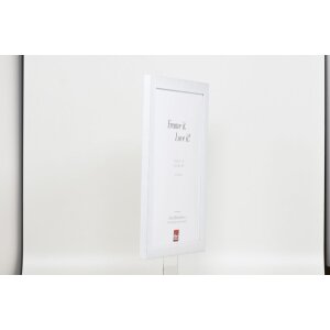 Рамка для картини з ефектом 2312 біла 40x40 см, акрилове скло