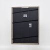 Эффектная рама из массива дерева профиль 25 серый 40x40 см музейное стекло