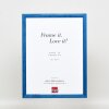 Эффектная деревянная рама профиль 89 синий 40x60 см акриловое стекло