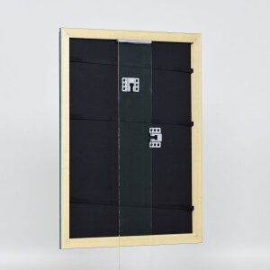 Эффектная деревянная рама профиль 21 синий 40x60 см акриловое стекло