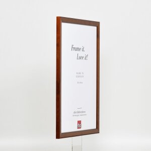 Ефект деревяної рами профіль 89 темно-коричневе музейне скло 40x60 см