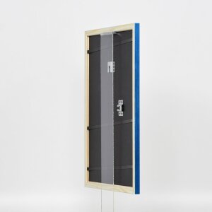 Эффектная деревянная рама профиль 89 синий 42x59,4 см акриловое стекло