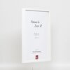 Эффектная деревянная рама профиль 35 белый 42x59,4 см обычное стекло + разделитель