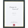 Эффектная деревянная рама профиль 21 синий 45x60 см акриловое стекло