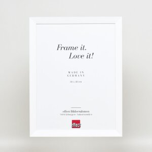 Ефектна деревяна рама Top N біле музейне скло 45x60 см